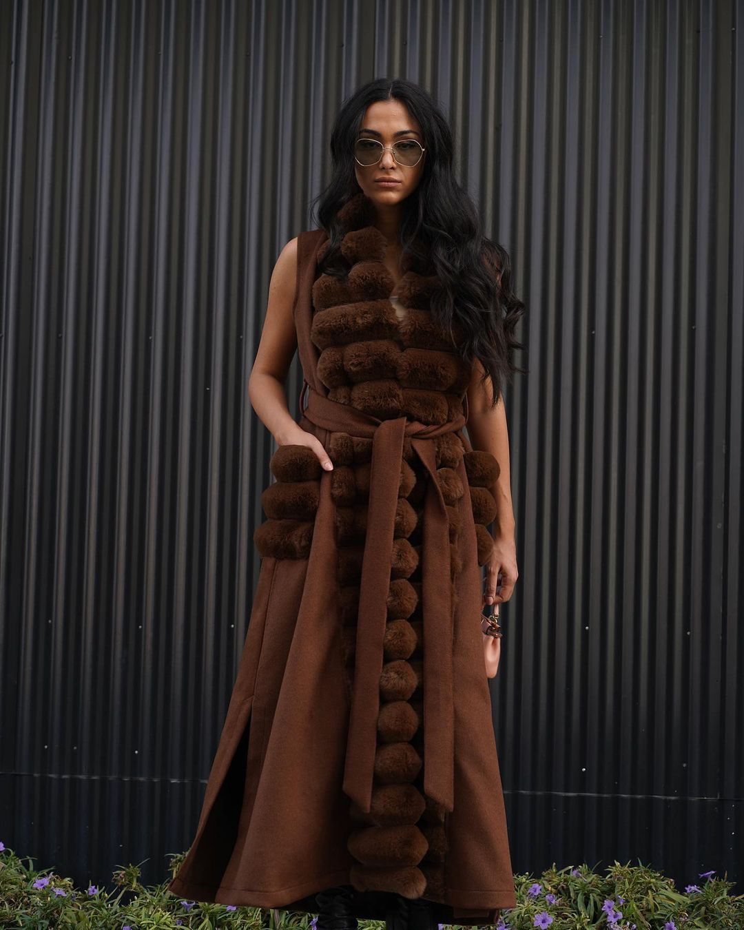 brown vest fur