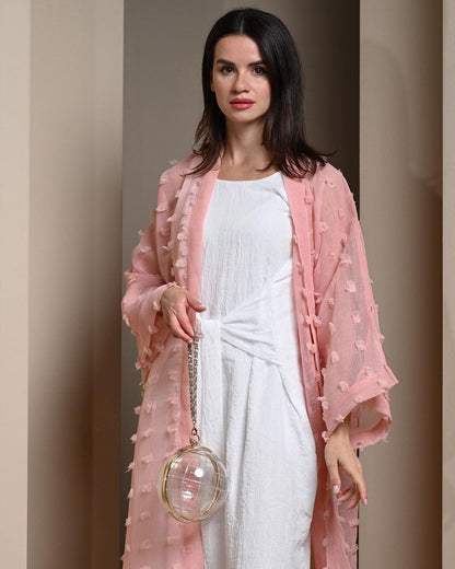 pink bisht dress