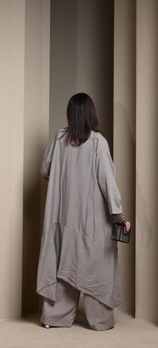 signature jumpsuit grey