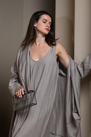 signature jumpsuit grey