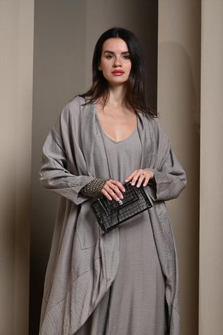 signature jumpsuit grey