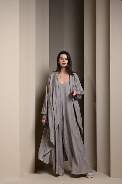 signature jumpsuit grey